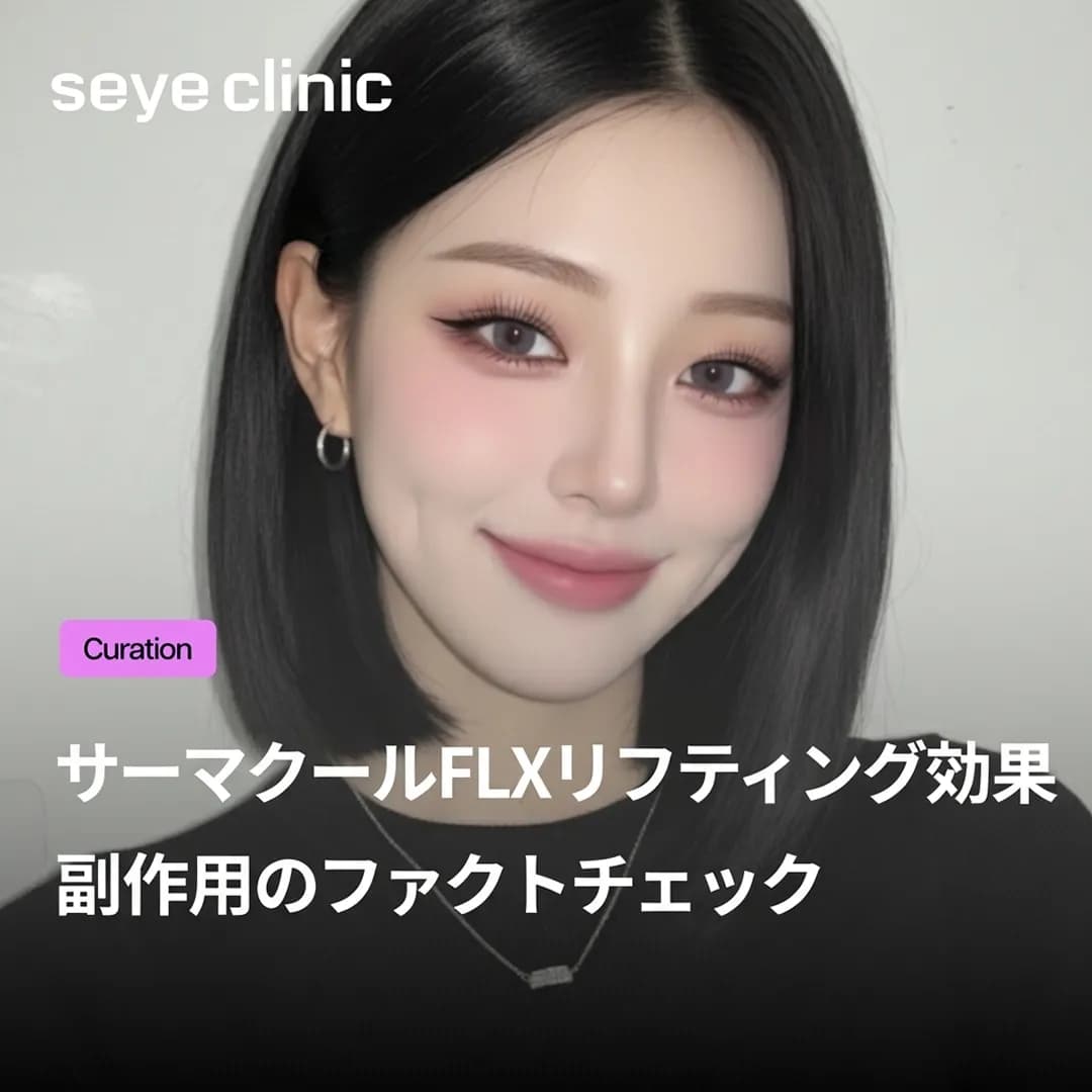 切らないリフトアップで若返り！サーマクールFLXの痛み・火傷リスクと