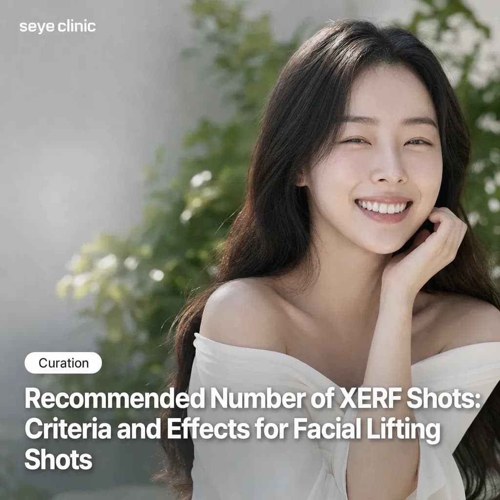 Recommended Number of XERF Shots: Criteria and Effects for Facial Lifting Shots, How to Choose the Right Option at Seye clinic in Gangnam