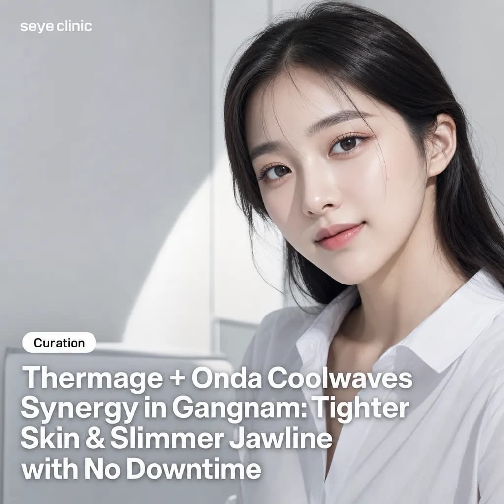 Thermage + Onda Coolwaves Synergy in Gangnam: Tighter Skin & Slimmer Jawline with No Downtime