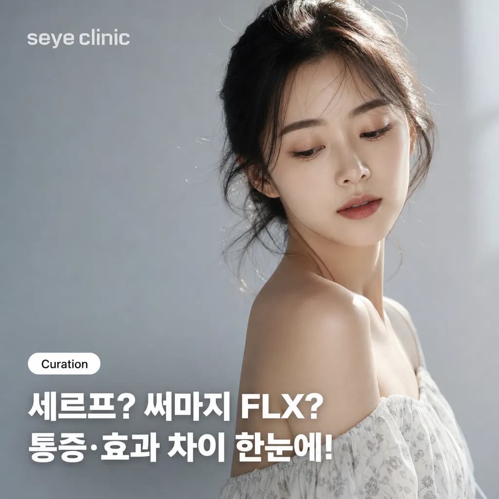 세르프 vs 써마지 FLX: 내 피부엔 어떤 리프팅이 맞을까?