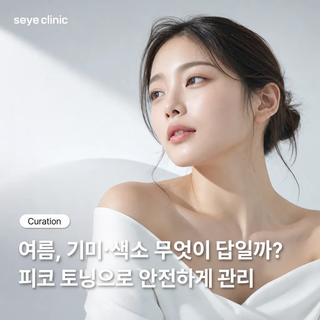강남 여름 기미·색소 치료: 피코 토닝 원리와 피부과 선택법