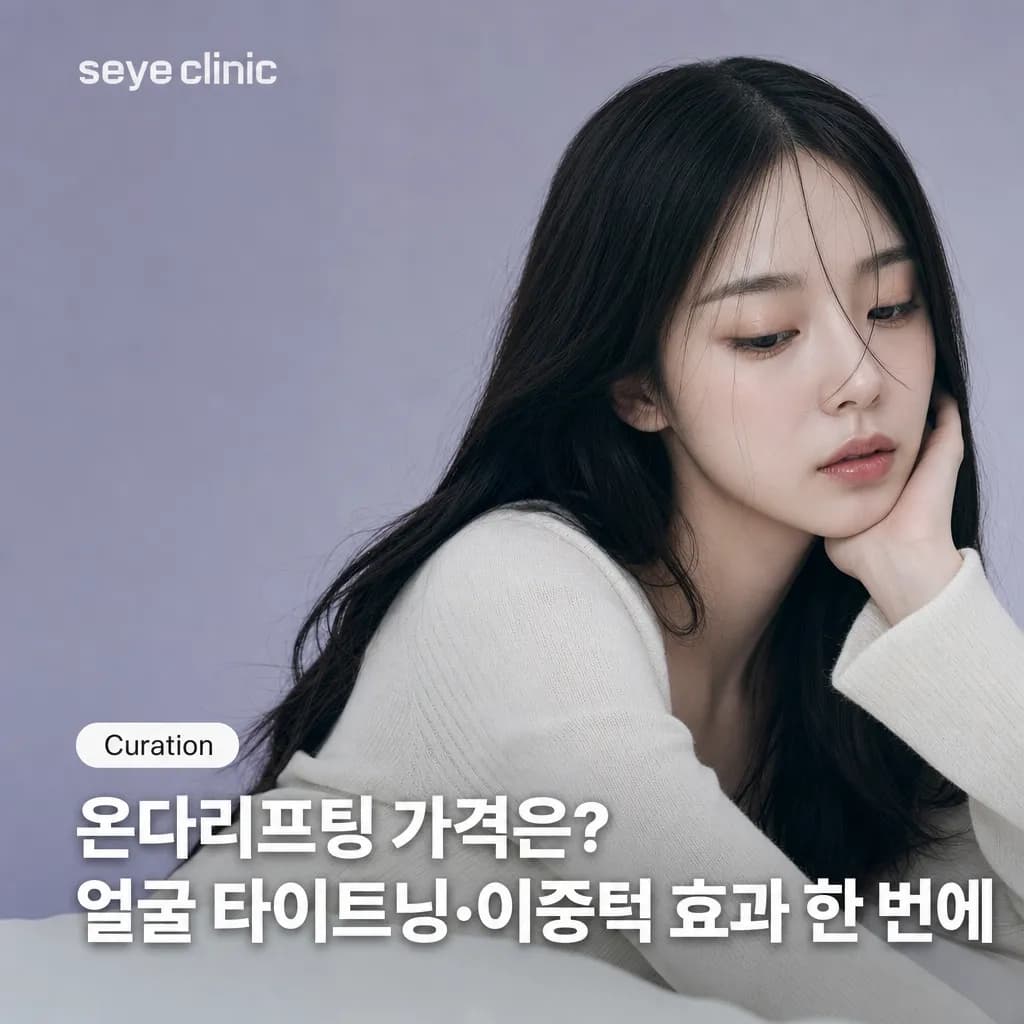 강남 온다리프팅 가격·효과: 얼굴 윤곽 타이트닝과 이중턱 개선, 시술 강도까지 총정리