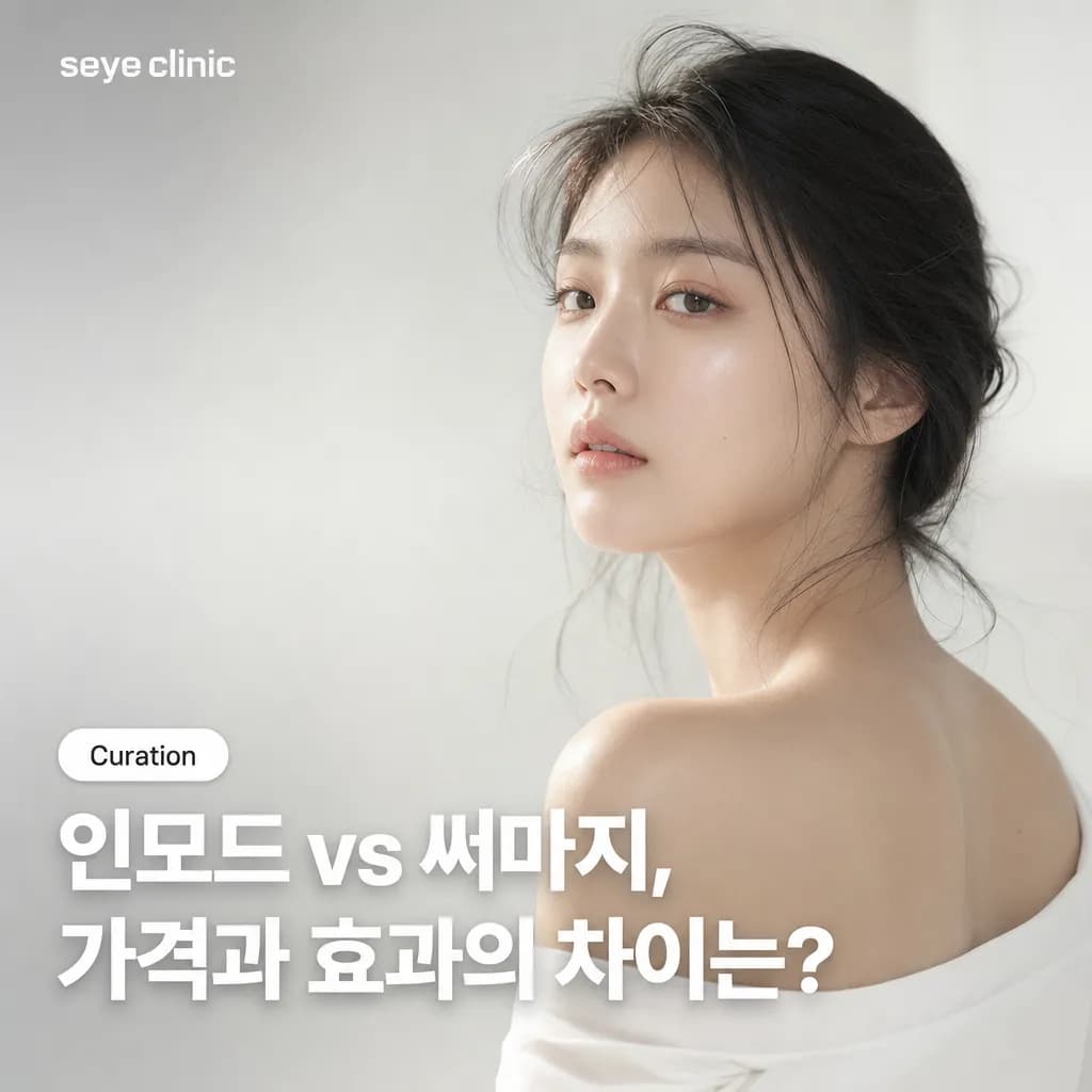 강남 인모드 vs 써마지 가격 및 효과 비교: 내 피부엔 어느 쪽이 맞을까?
