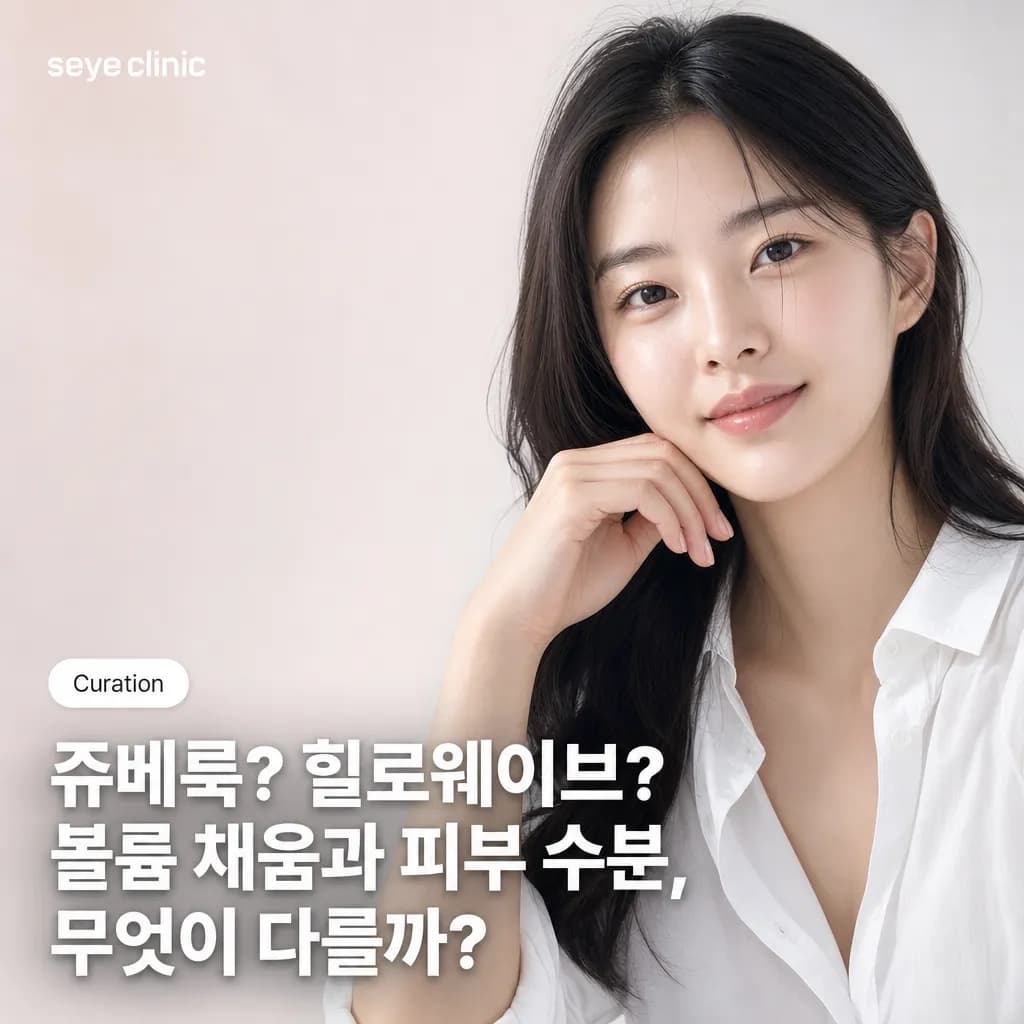 강남 쥬베룩 vs 힐로웨이브: 콜라겐 부스터와 듀얼 HA 스킨부스터, 내 피부엔?