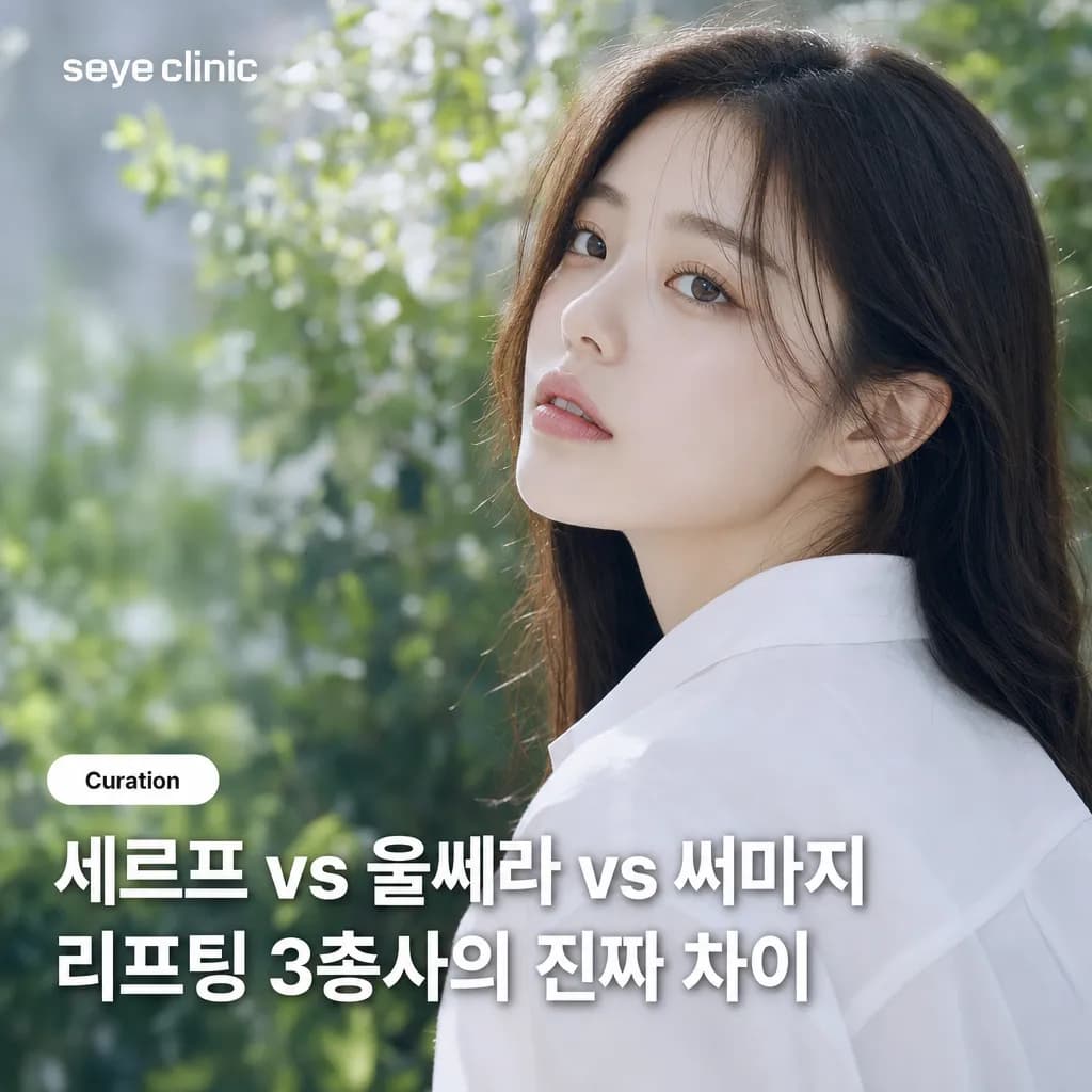 세르프·울쎄라·써마지 차이점: 강남 리프팅 3대장 완벽 비교