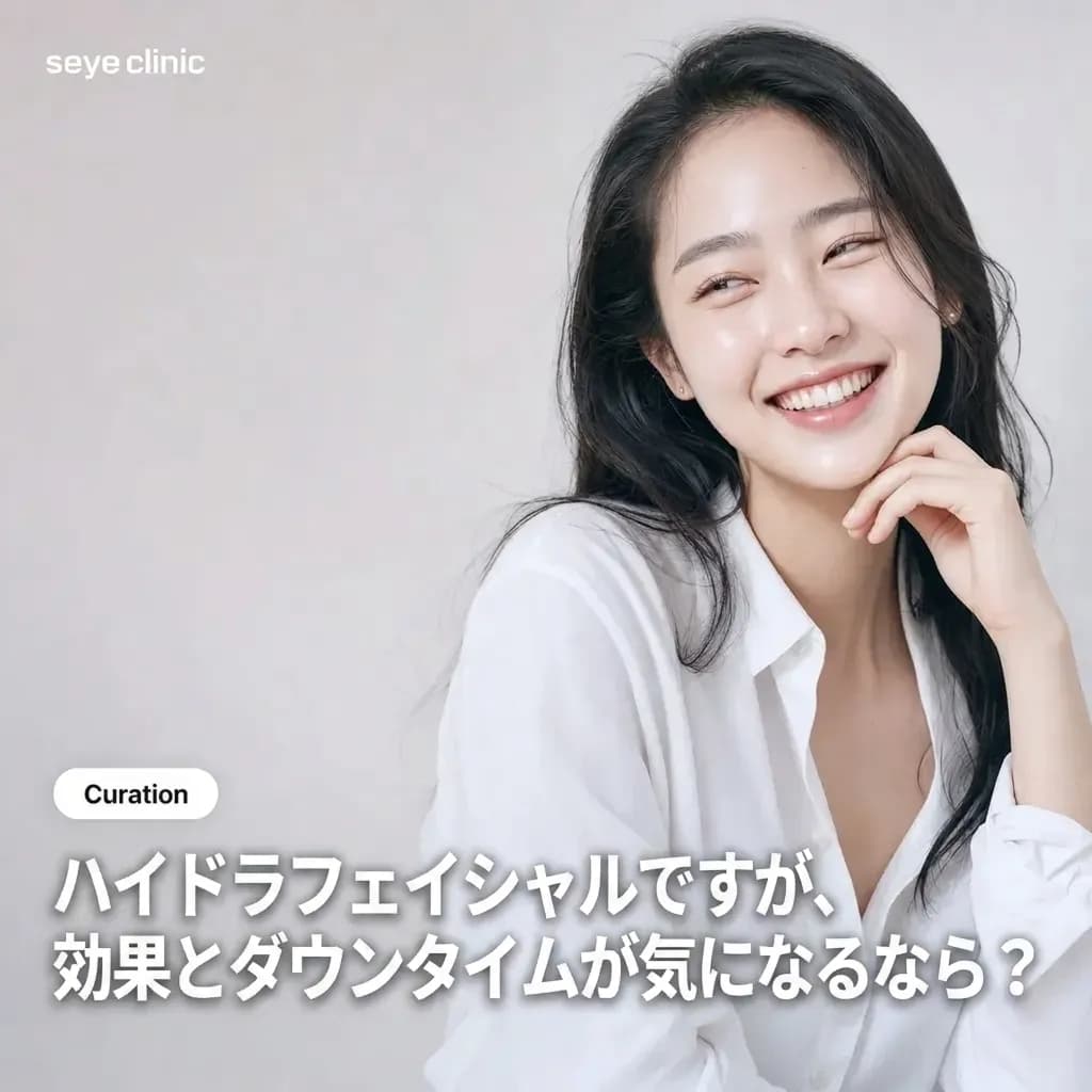 江南(カンナム)のハイドラフェイシャル シンデオ:効果、ダウンタイム、施術原理、おすすめの方、ケアのコツまで