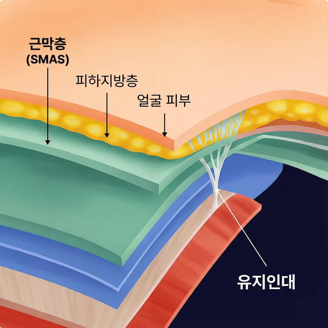 근막층SMAS 유지인대 노화.webp