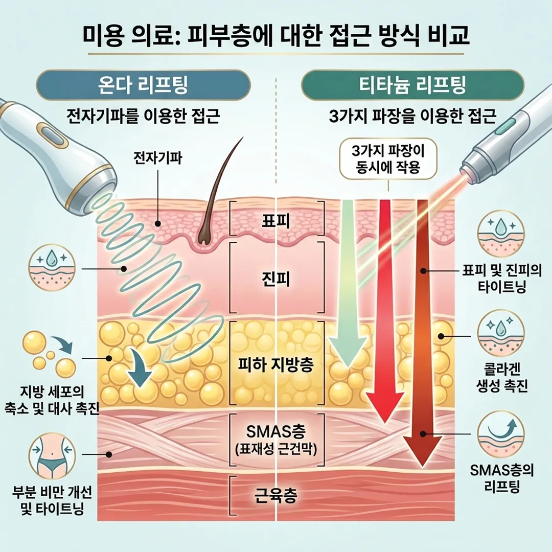 온다, 티타늄 비교.webp