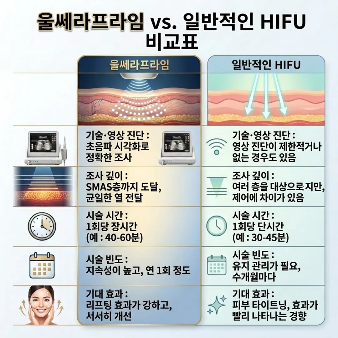 울쎄라프라임-vs-일반적인-기술·영상-진단-초음파-시각화로-ko.webp