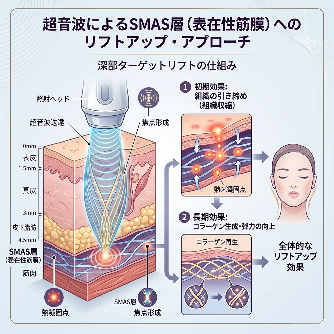ウルセラピープライムの超音波メカニズム.webp