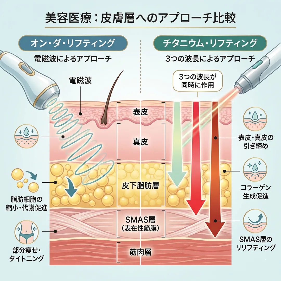 オンタニウムのメカニズム_オンダリフティングとチタニウムリフティングの層別アプローチ図解.webp