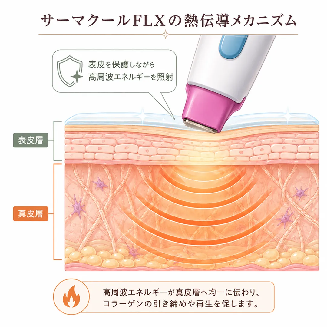 サーマクールFLXの熱伝導メカニズム.webp