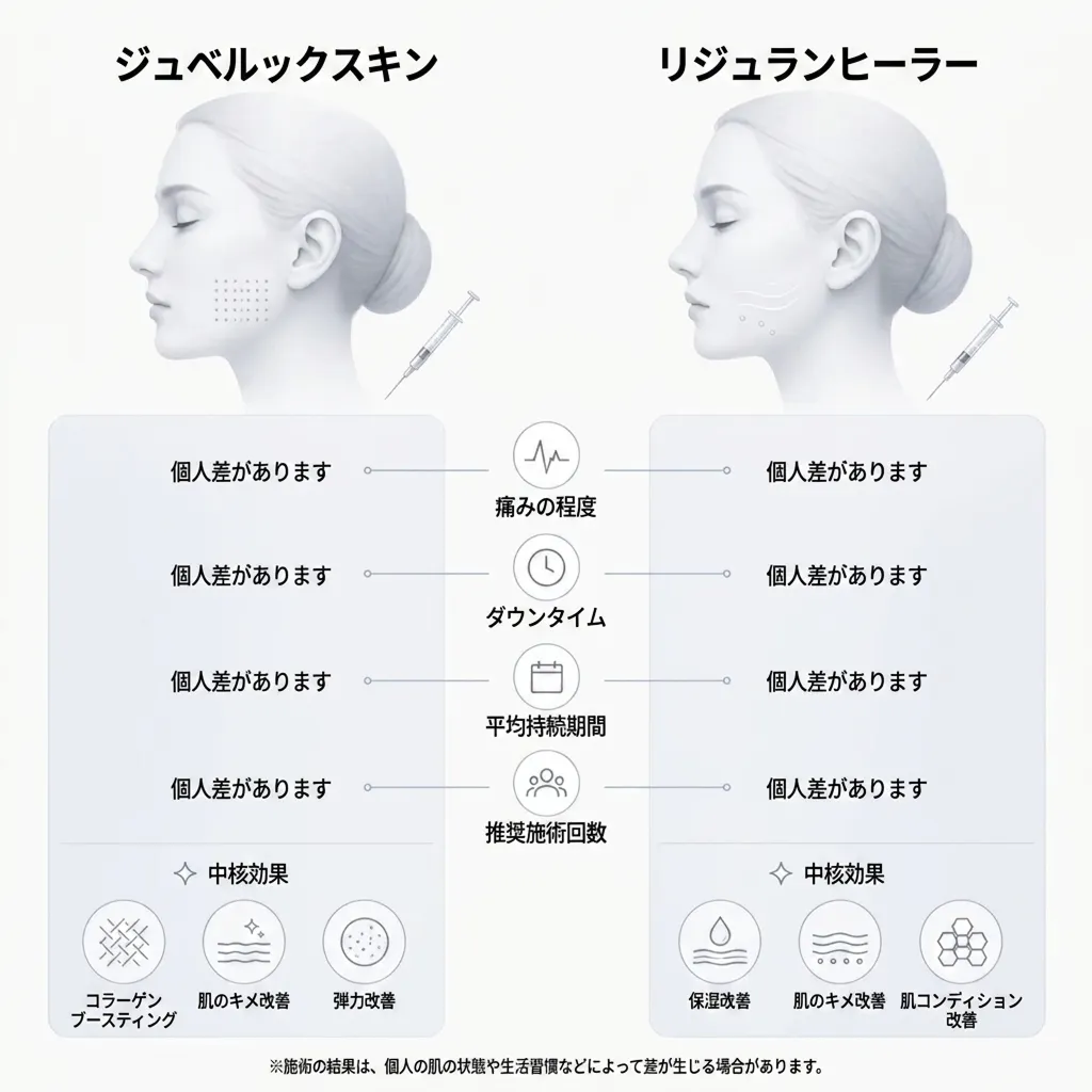 ジュベルックスキン・リジュランヒーラー-ダウンタイム・効果・持続期間・痛み.webp