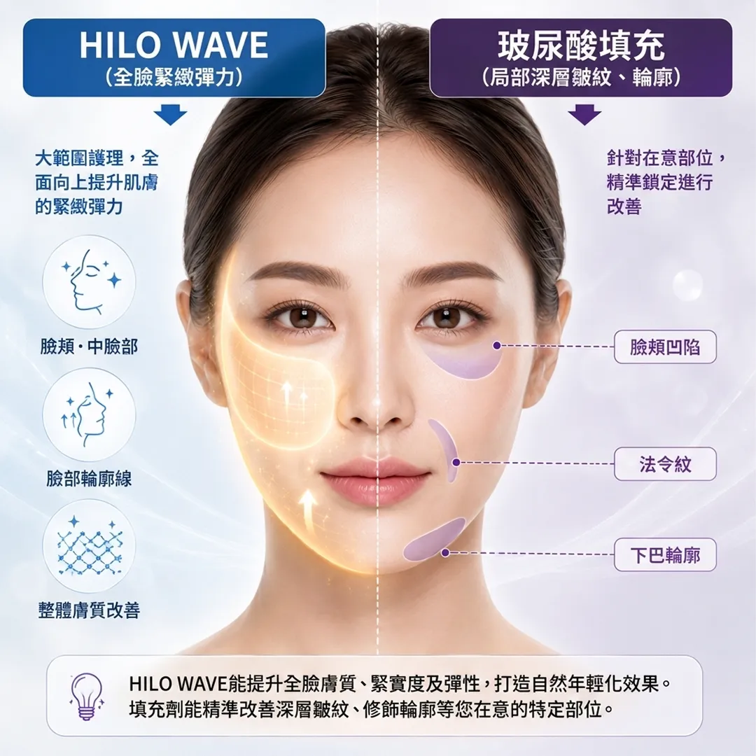 ヒローウェーブ-悩み別アプローチ領域の比較-HILO-WAVE-局部深層皺紋、輪廓-(全臉緊緻彈力)-肌膚的緊緻彈力-zh-tw.webp