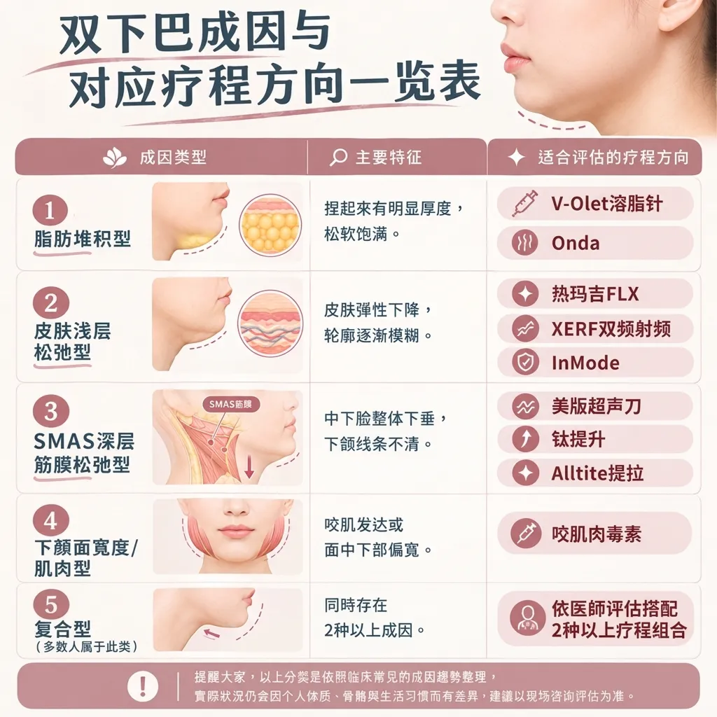 双下巴为什么会出现?四大成因一次看懂