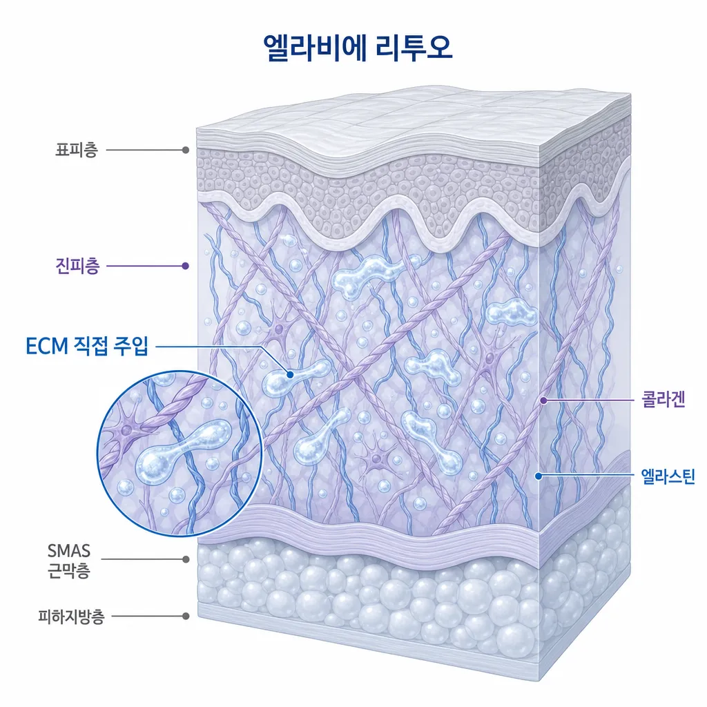 리투오-시술-원리-진피층-ECM-직접-주입.webp