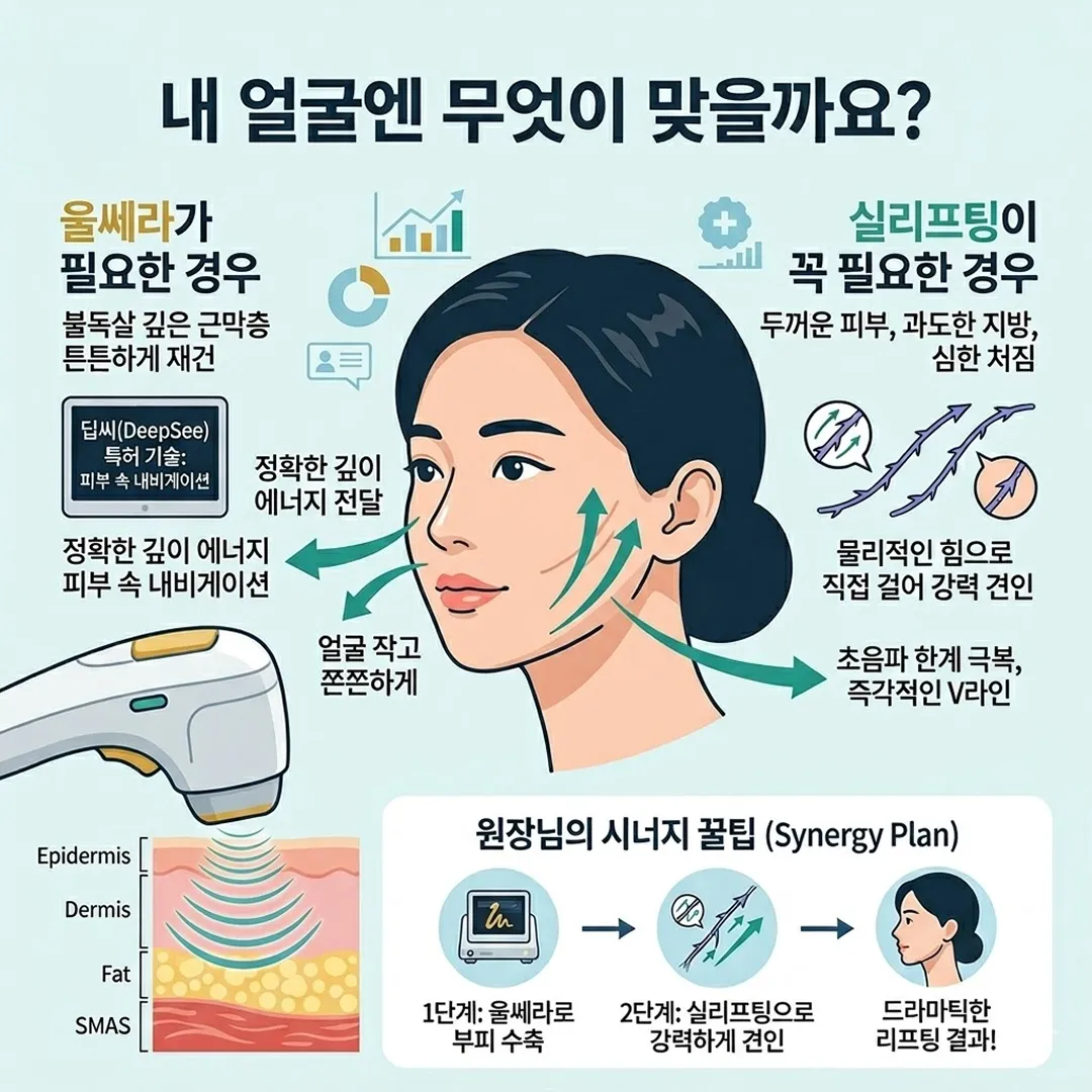 울쎄라 실리프팅 차이.webp