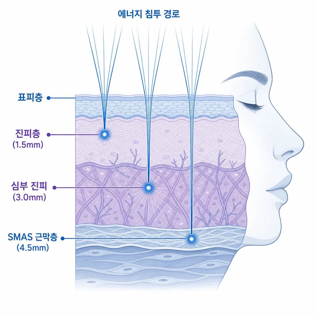 울쎄라 300샷 작동 원리 구조도