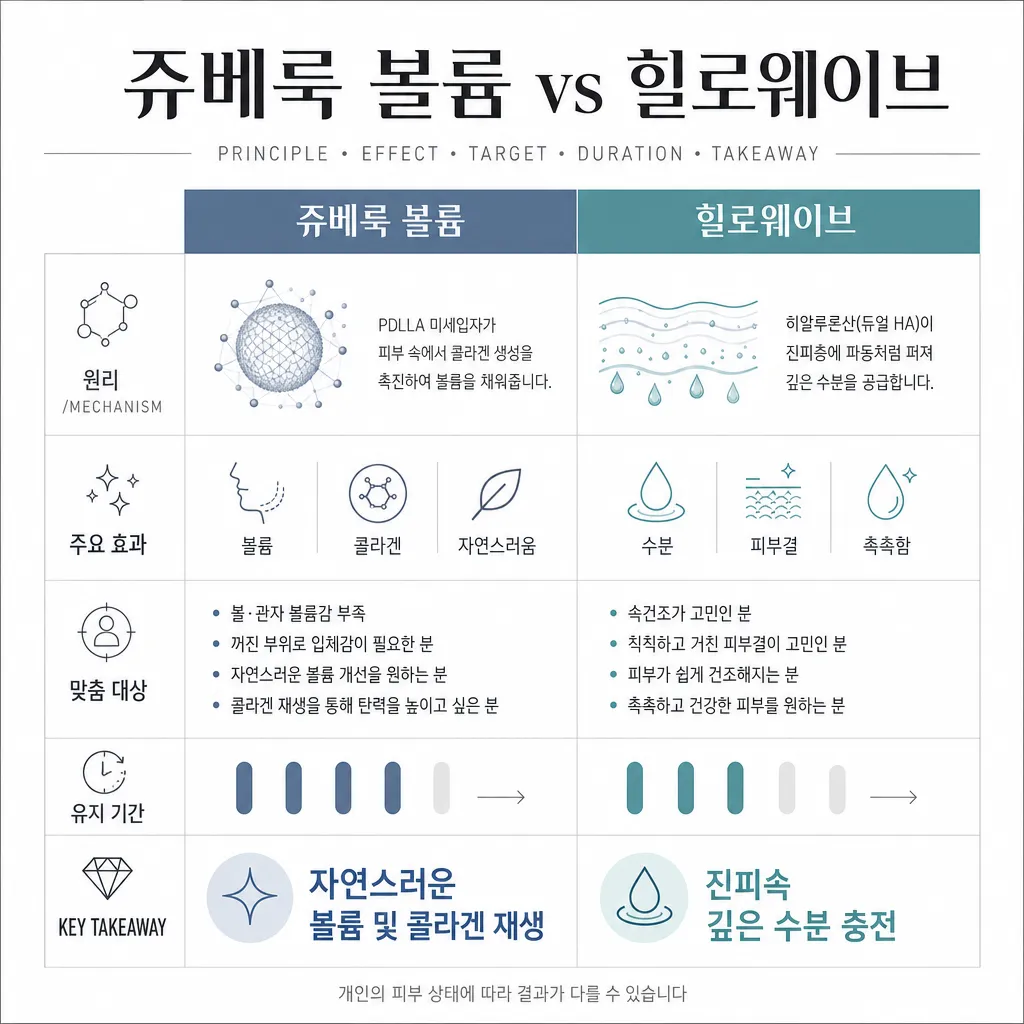 쥬베룩-힐로웨이브-효과-및-적합-대상-비교.webp