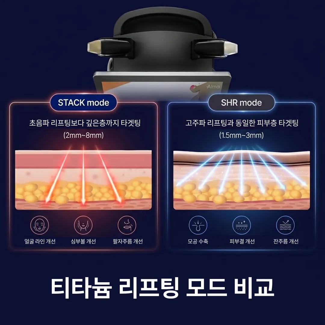 티타늄리프팅 모드 비교.webp