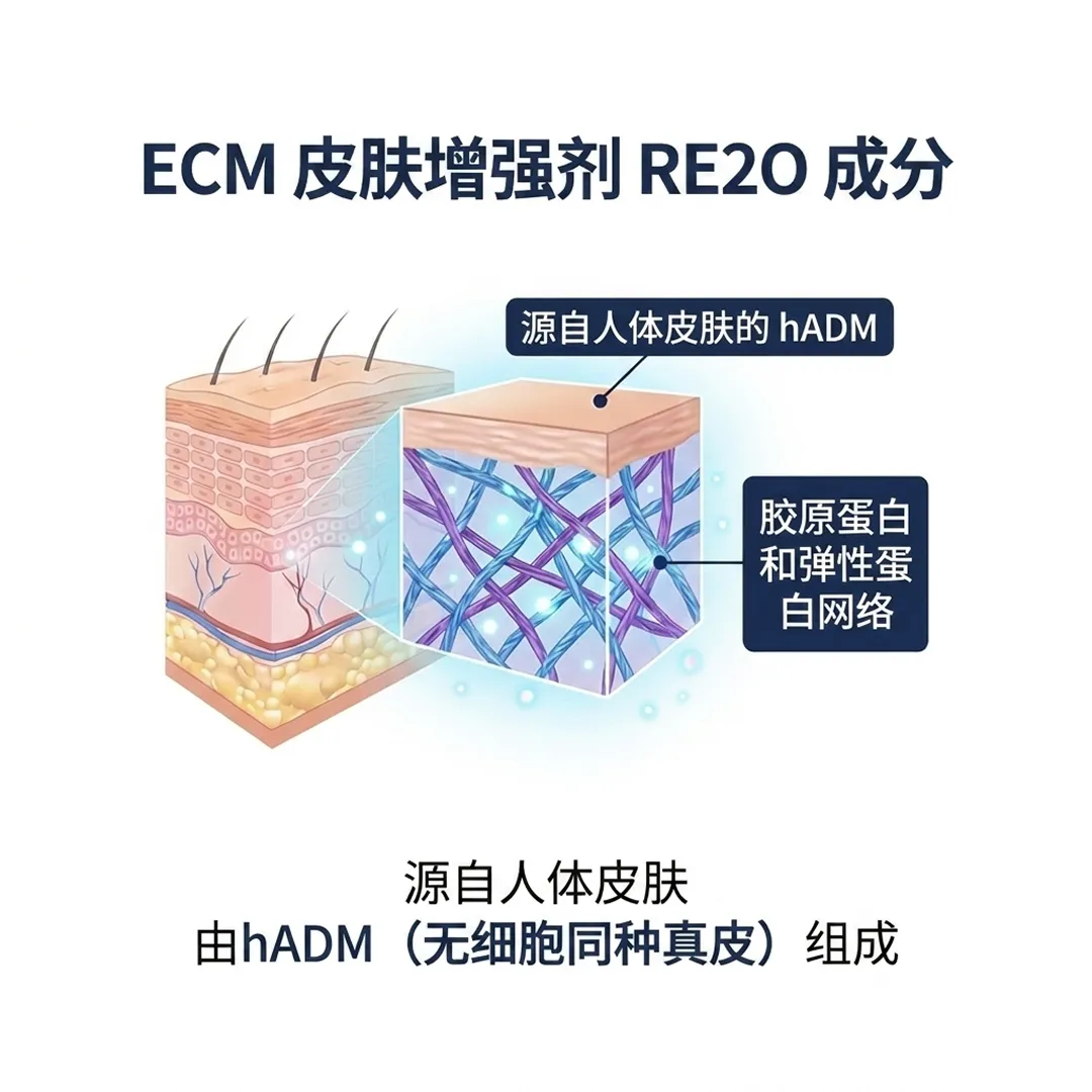 205-ECM-皮肤增强剂-RE2O-成分-源自人体皮肤的-hADM-由hADM(无细胞同种真皮)组成-胶原蛋白和弹性蛋白网络-zh-cn.webp