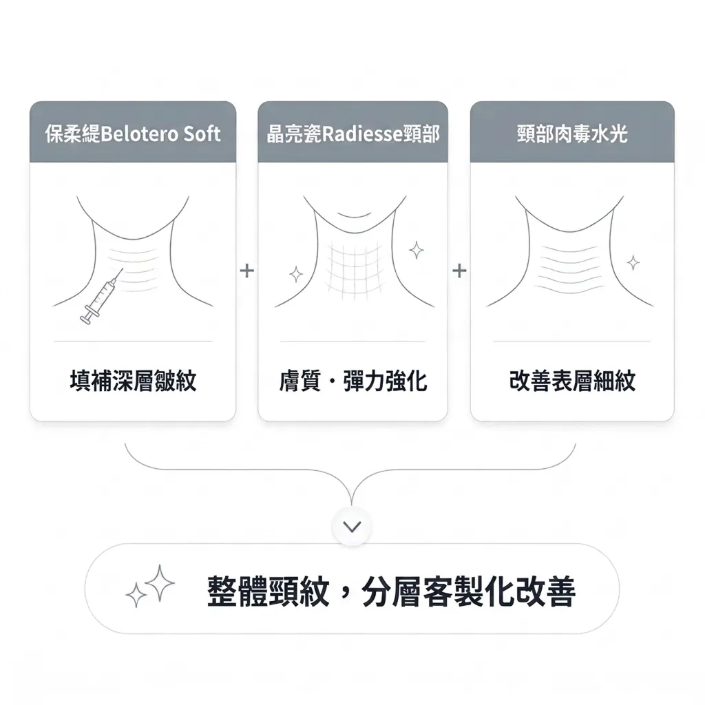 492-膚質-·-彈力強化-保柔緹Belotero-Soft-晶亮瓷Radiesse頸部-整體頸紋,分層客製化改善-zh-tw.webp