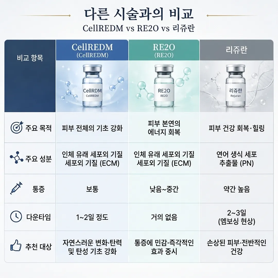 CellREDM-vs-RE2O-리쥬란-다른-시술과의-비교-항목-ko.webp