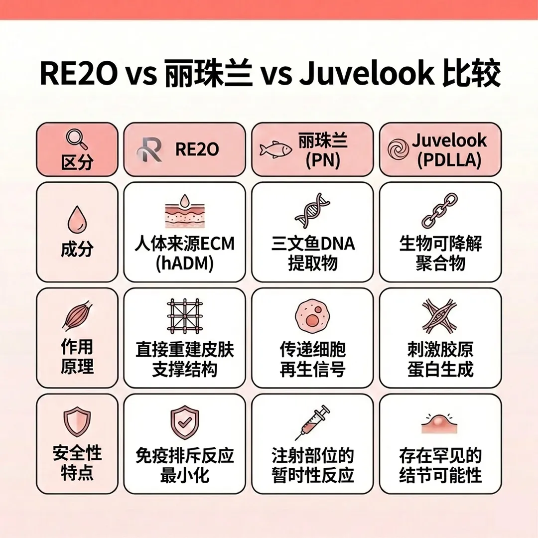 RE2O-리쥬란-쥬베룩-对比-vs-丽珠兰-Juvelook-比较-PDLLA-人体来源ECM-hADM-PN-zh-cn.webp