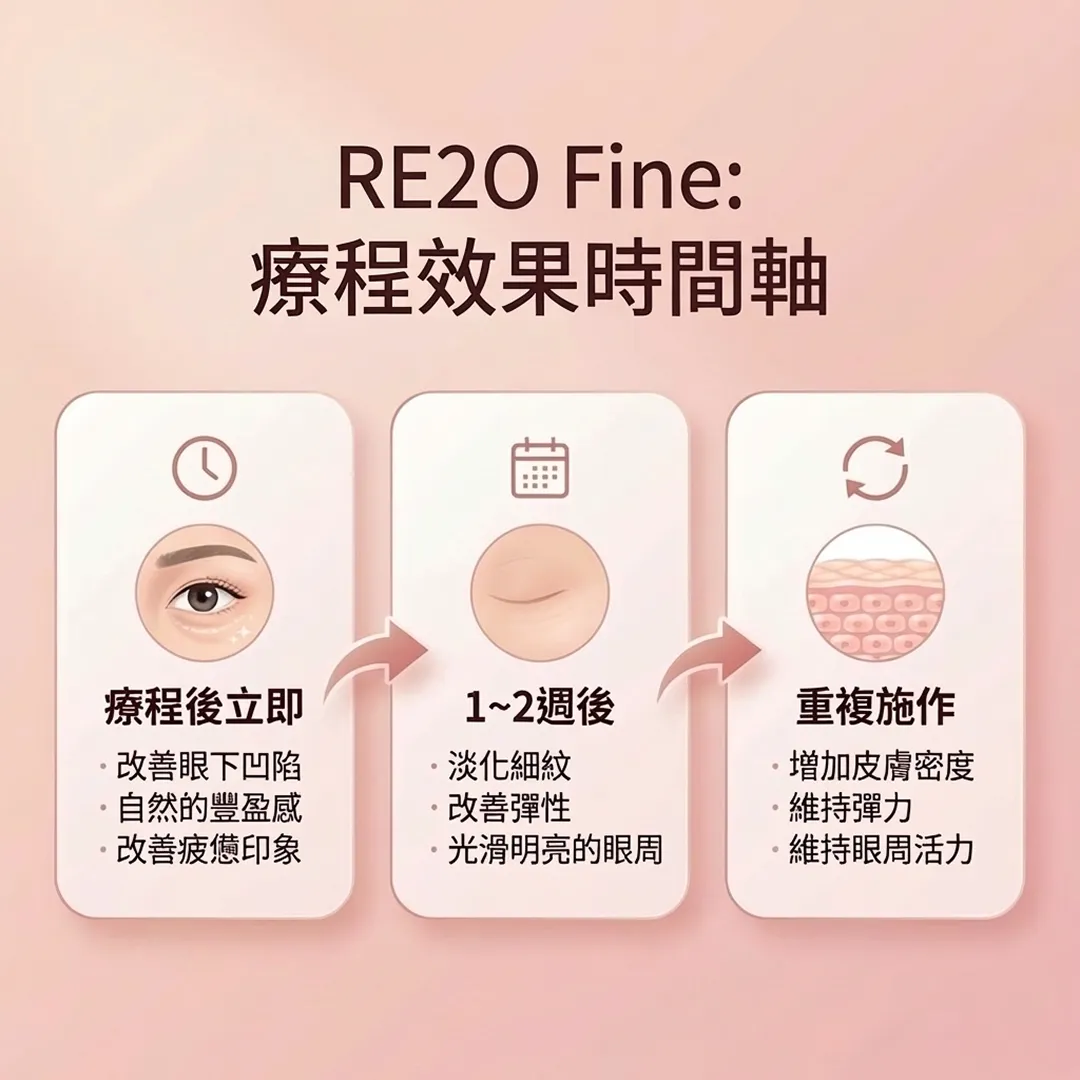 RE2O-Fine-1-2週後-療程效果時間軸-改善眼下凹陷