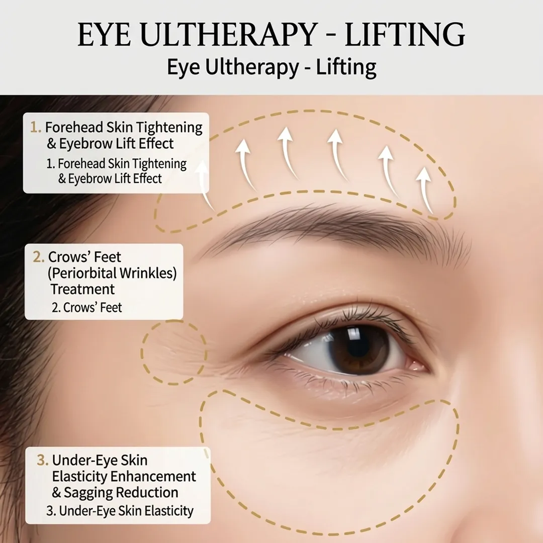 Eye Ultherapy lifting effects