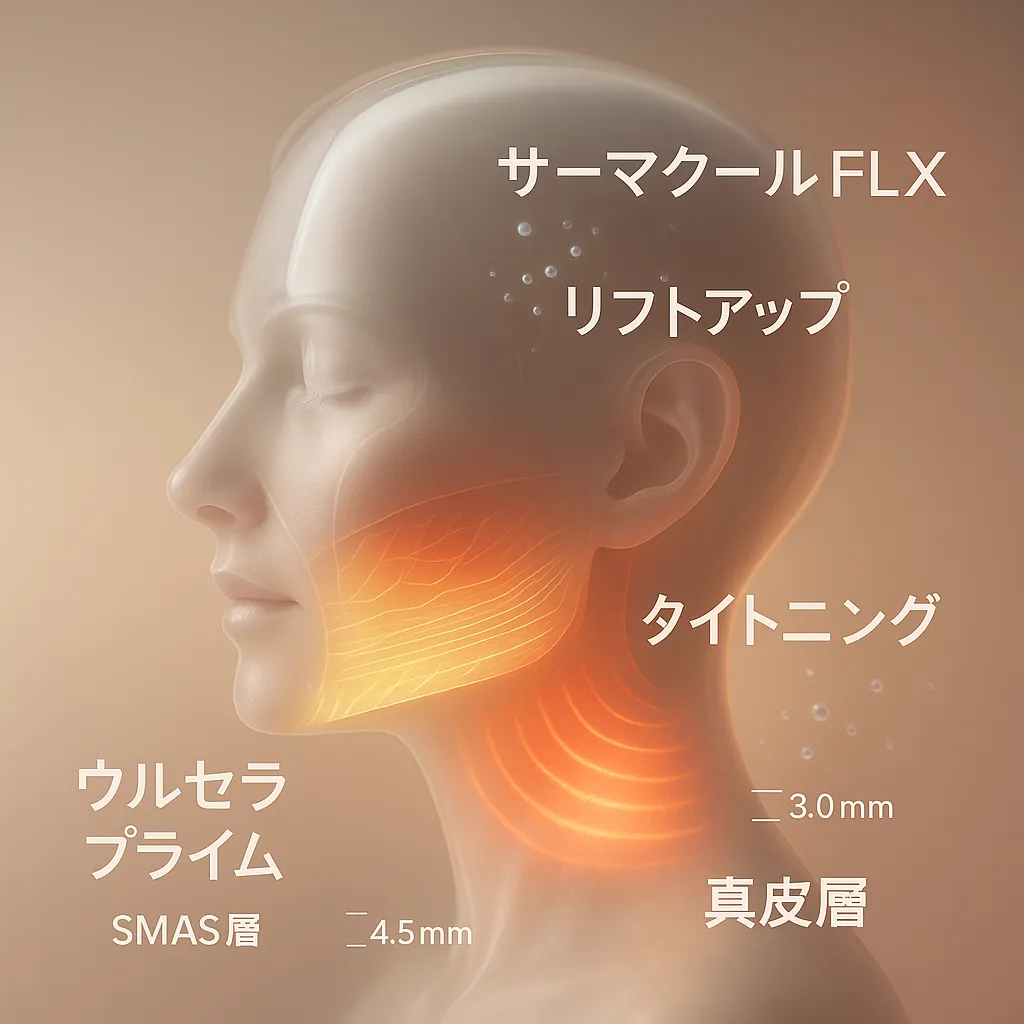 ウルセラプライムと高周波やスキンブースターの複合治療アプローチ